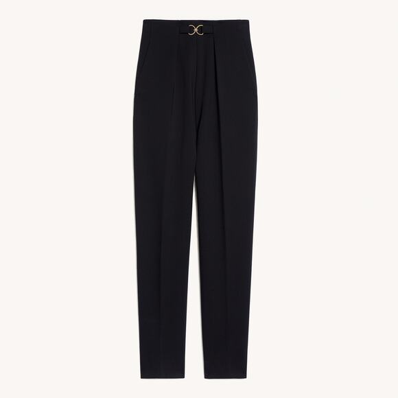 Sandro High-waisted Fitted Pants - XL - Black - Picture 1 of 4